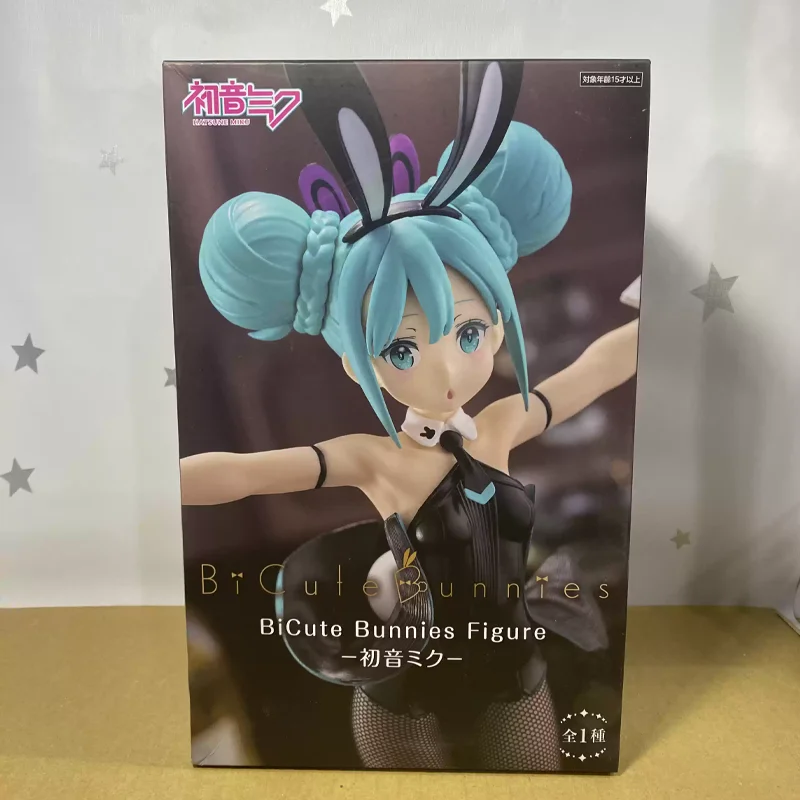 [Genuíno] Original Furyu A Animação Hatsune Miku Bicute Coelhos Figura Em Estoque Figura de PVC Modelo Coletor Estatueta Boneca Brinquedos