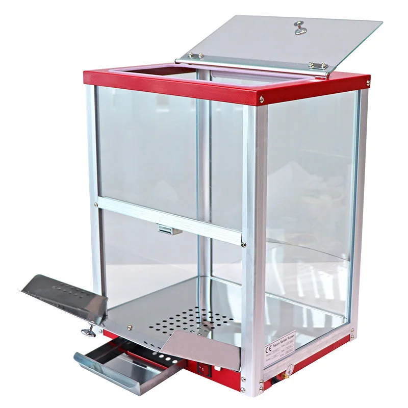30L PW01 Potato Chip and Corn Chip Warmer, Commercial Countertop French Fry Warmer, Glass Food Display Case