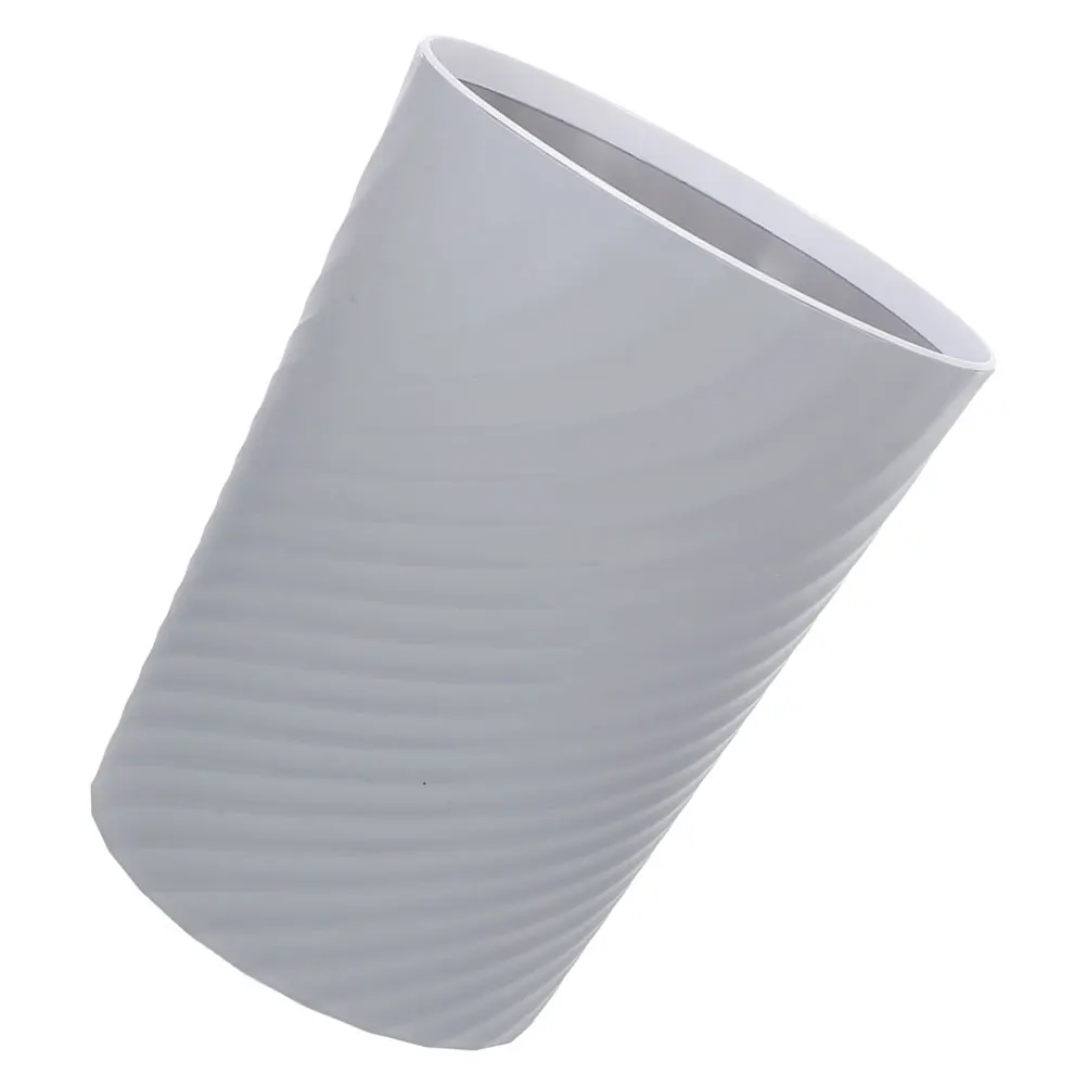 

Garbage Can Bedroom Trash Bin Kitchen Wastebasket Bathroom Plastic Trashcan Office Dustbin for Household