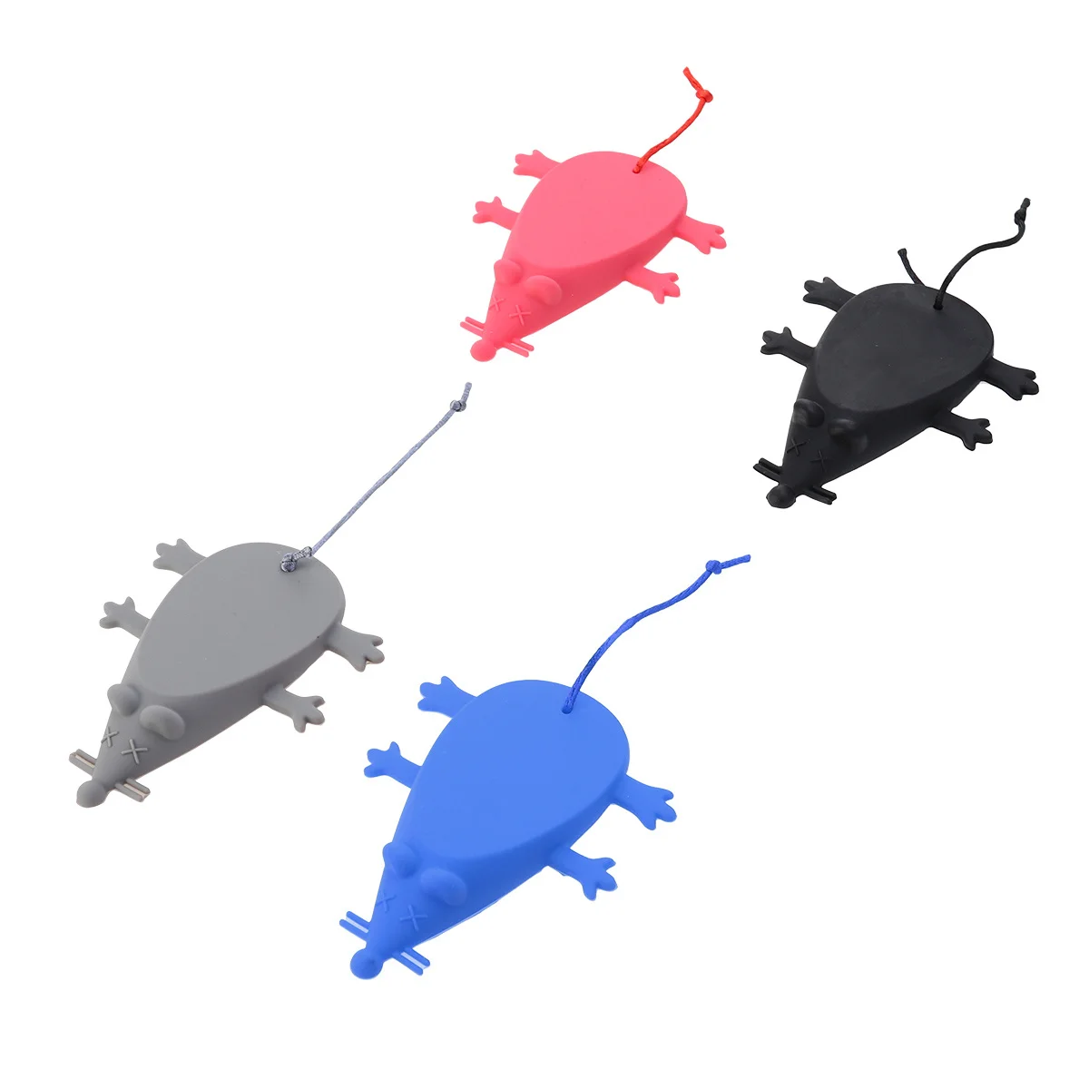 

4 шт., силиконовый дверной стопор, бампер, детский защитный дверной держатель, противоскользящая защита для стены, милая поглощающая форма мыши