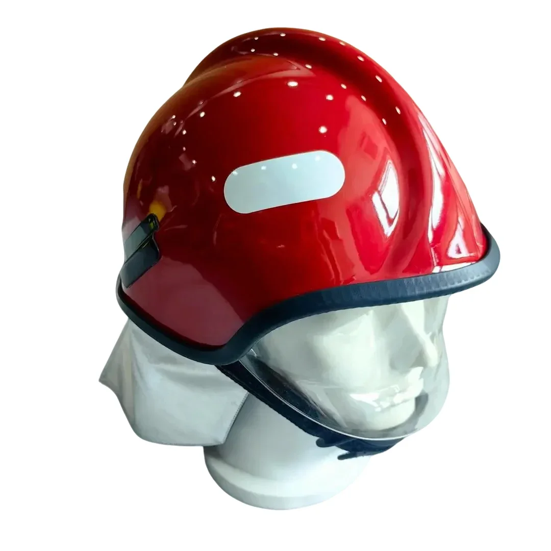 Ayonsafety Top Class Aramid Material Sturdy Head protection Clear Shield Adjustable Comfortable Hard Surface Firefighting Helmet