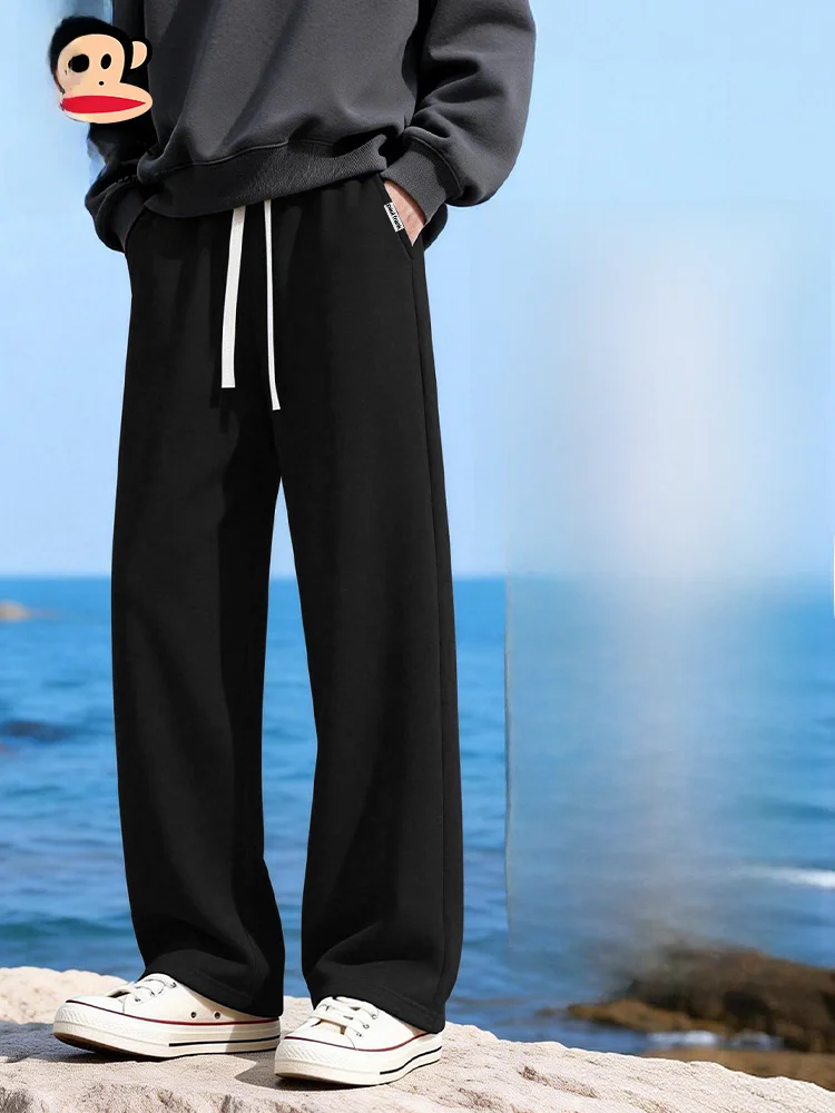 

Мужские повседневные брюки Bla, новые весенние свободные удобные прямые брюки из смесового полиэстера и хлопка, модные, с эффектом драпировки