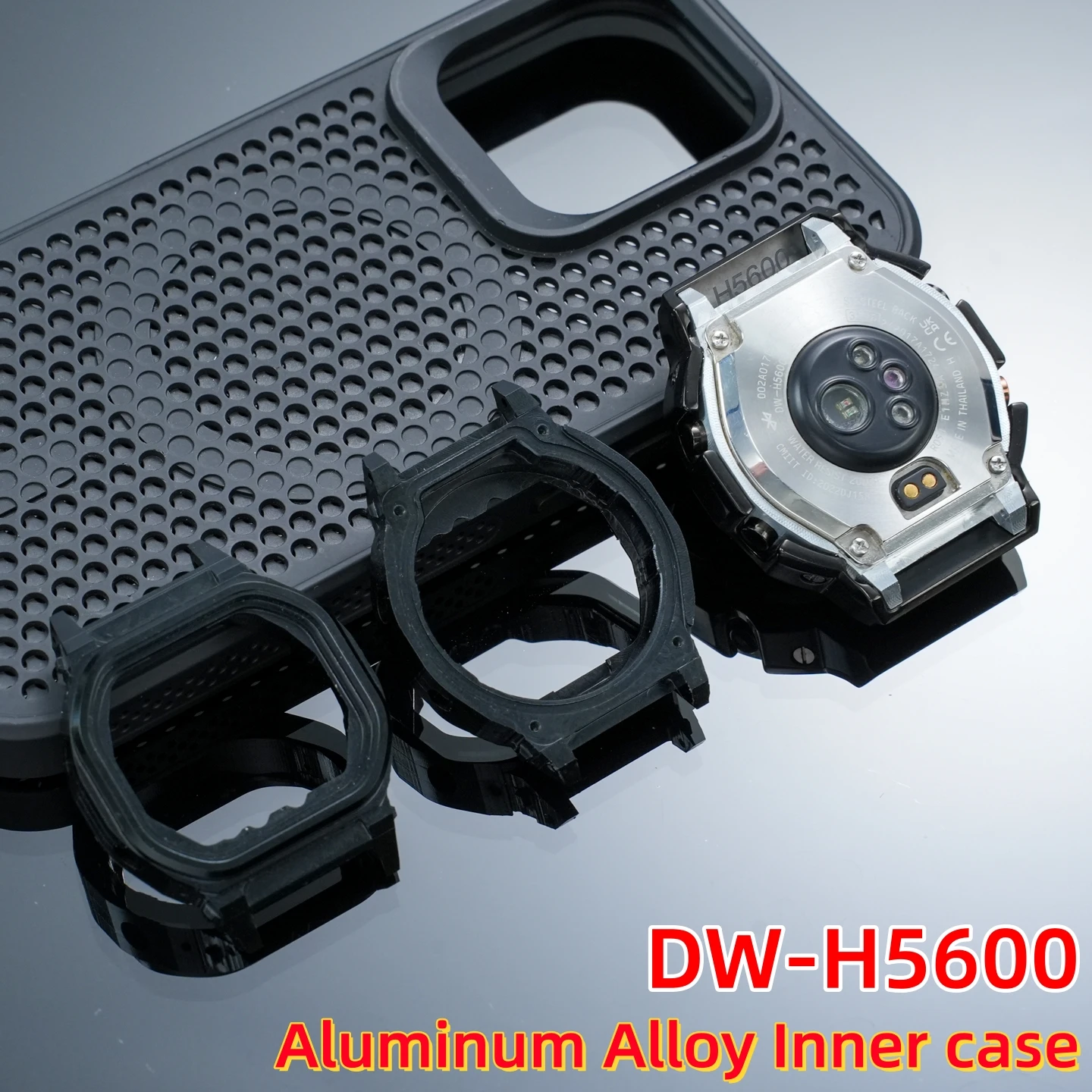 For Casio G‑SHOCK DW‑H5600 Watch Inner Case Aluminum Alloy Mod | DW H5600 3516 Movement Shell Replacement Modify Accessories