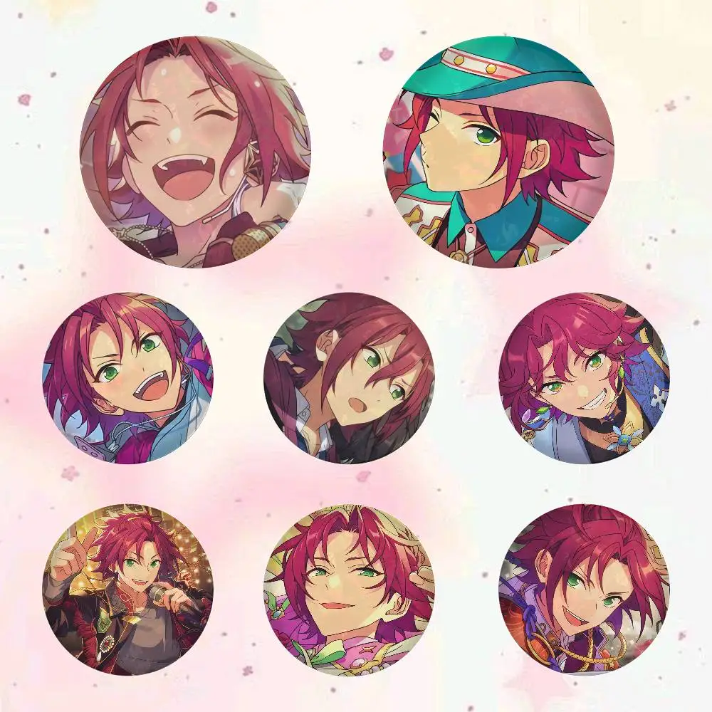Mao Isara Anime Character Badges 25 32 44 58 75 Mm Round Cosplay Pin Bag Decor Fans Collect Friends Gifts Brooch Souvenir