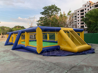 Outdoor Indoor portable inflatable football training football field Field inflatable football field