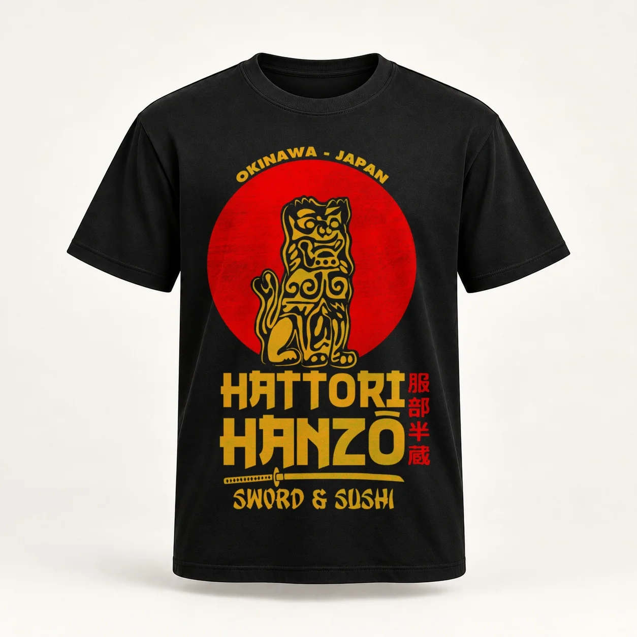 Hattori Hanzo T-Shirt t shirt man luxury t shirts with prints cotton tshirt 100% man t shirt cotton T-Shirt