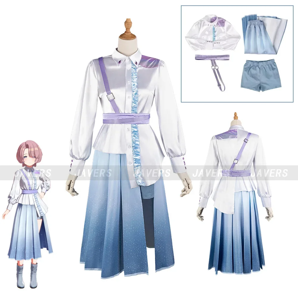 Mao Arimura Cosplay Anime Game Gakuen IDOLM@STER Costume Girl Idol Stage Skirt Uniform Woman Sexy Halloween Birthday Party Suit