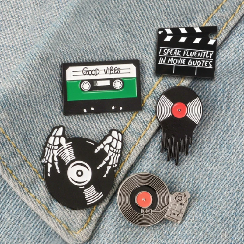 Horror Halloween Series Enamel Pin skeleton bat Ghost Bride Brooch Badge on Backpack Clothing Accessories Witch Jewelry Gifts