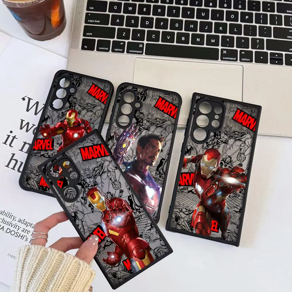 

Marvel The Avengers Iron Man Case For Samsung Galaxy A17 A16 A15 A14 A13 A07 A06 A05 M62 M53 M52 M51 M32 M31 Transparent Cover
