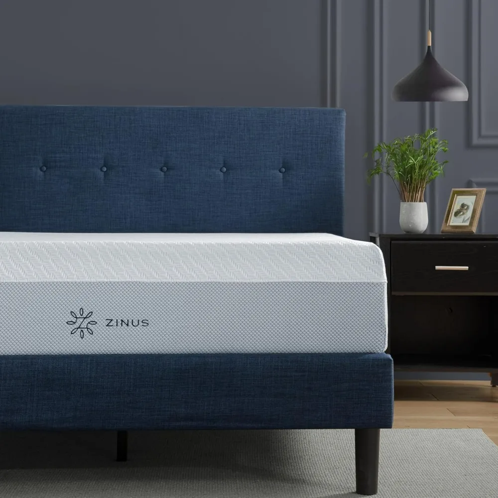 مرتبة QuadCool من إسفنج الذاكرة مقاس 12 بوصة بحجم مزدوج - غطاء منسوج ناعم، تبريد جل، معتمد من الولايات المتحدة #6