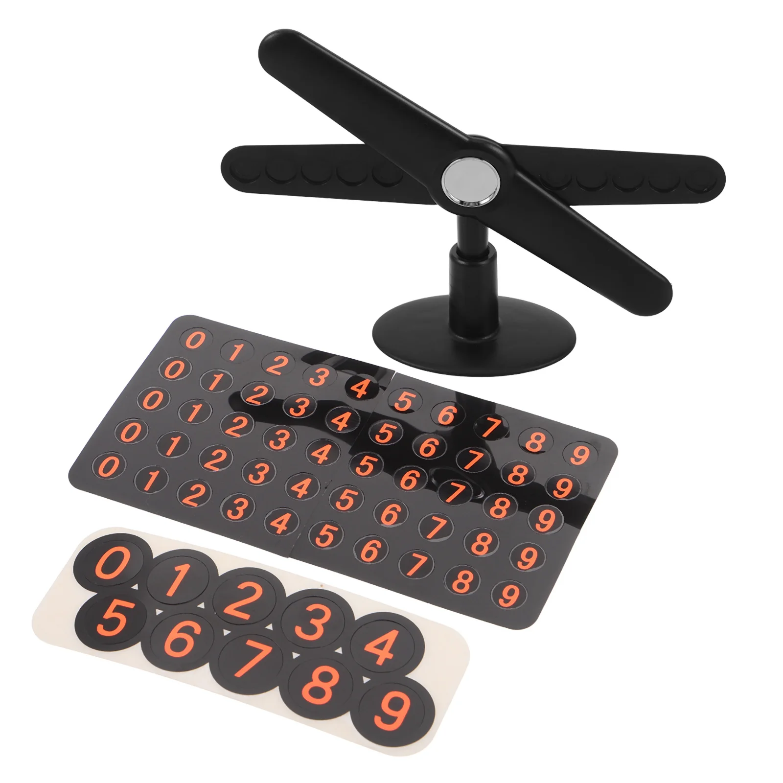 

Temporary Parking Tag For Cars Clear Dashboard Phone Number Display Waterproof Car Parking Contact Holder - Outdoor Indoor Use