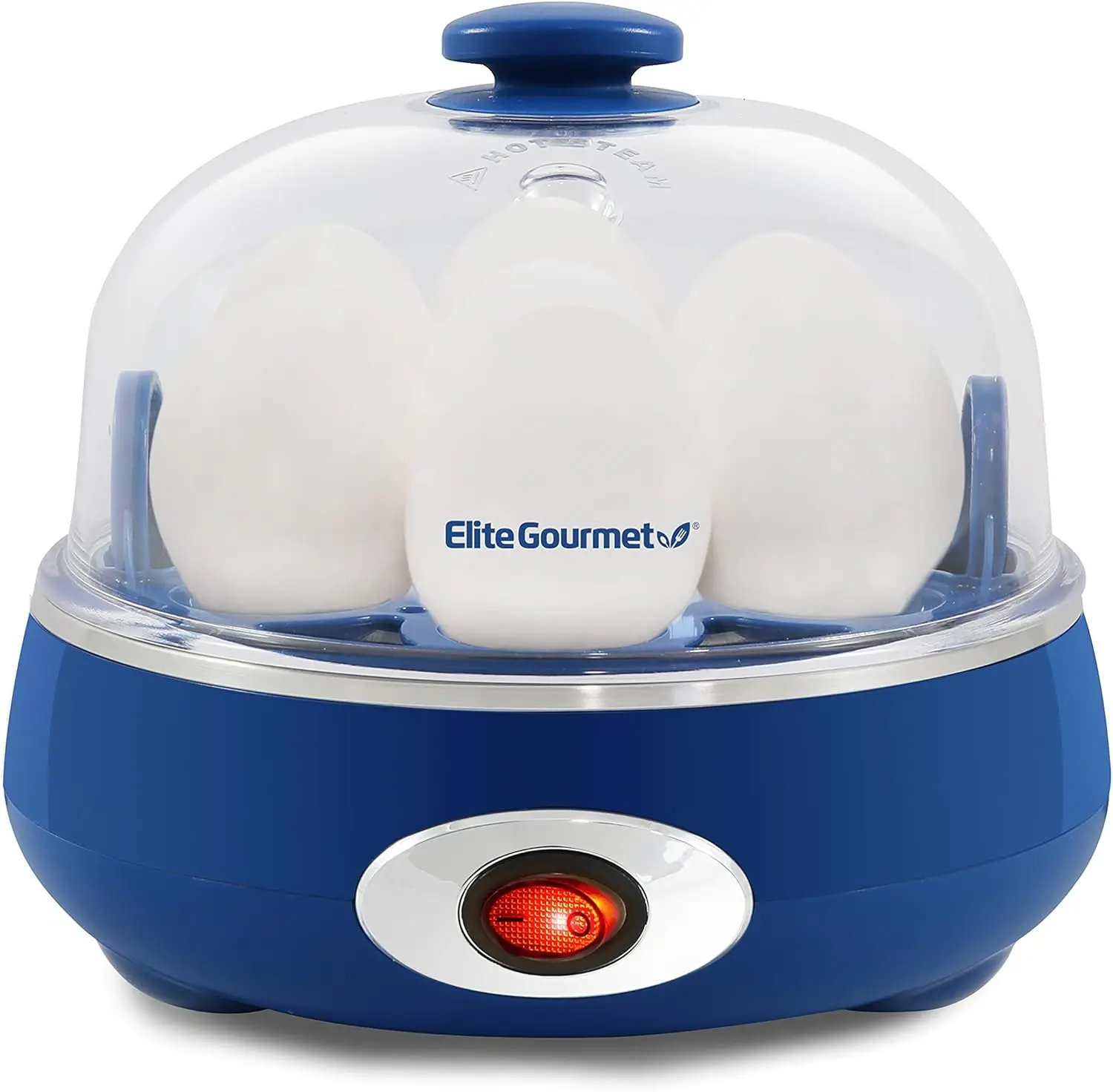 

EGC007CBL# Rapid Egg Cooker, 7 Easy-To-Peel, Hard, Medium, Soft Boiled Eggs, Poacher, Omelet Maker, Auto Shut-Off, Alarm, 16