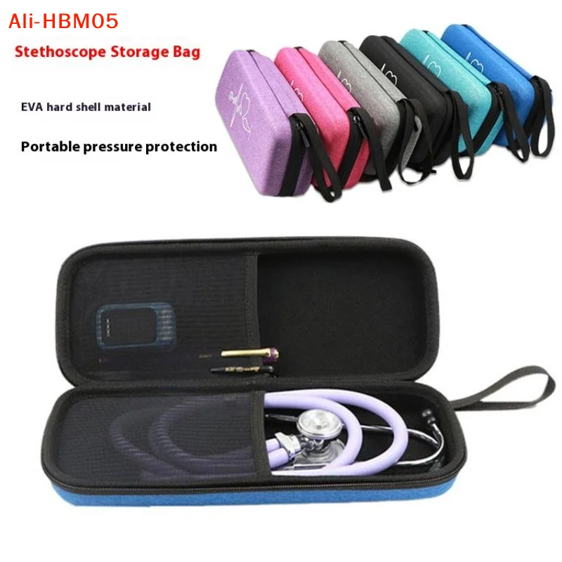 (HB05)Stethoscope Storage Box Cover Wearable Bag Accessories EVA Carrying Case Nurse Case Carry Bag