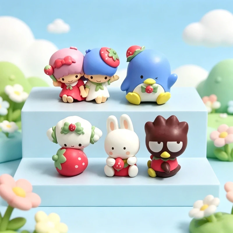 

New In Stock Secret Forest Tea Party Strawberry Friends' Styling Blind Box Toys Figurines Ornaments Festival Holiday Gifts