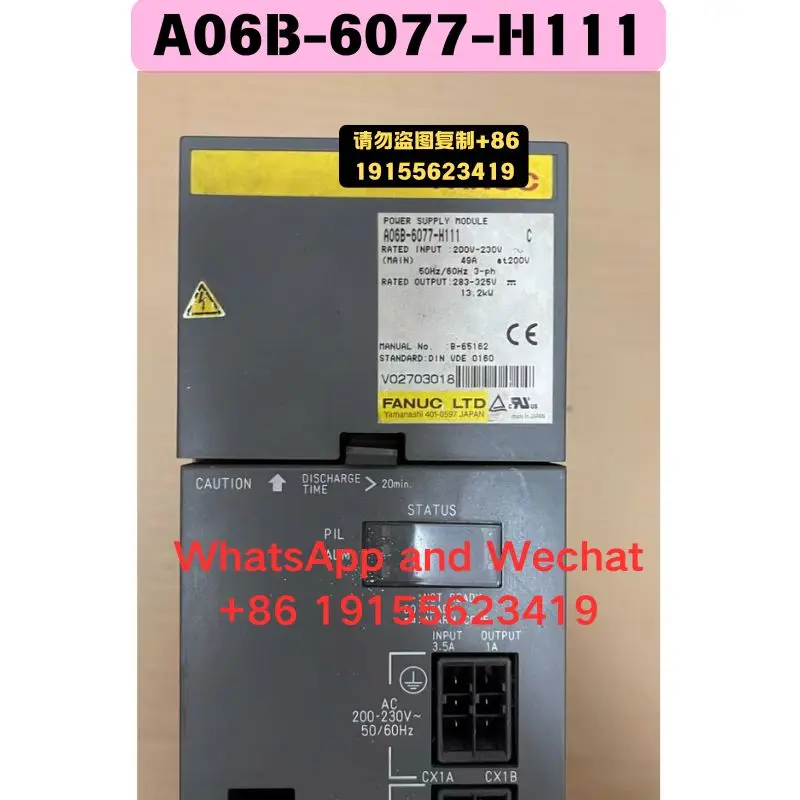 Used OEM disassembled partsA06B-6077-H111 Driver Functional test OK Quick delivery