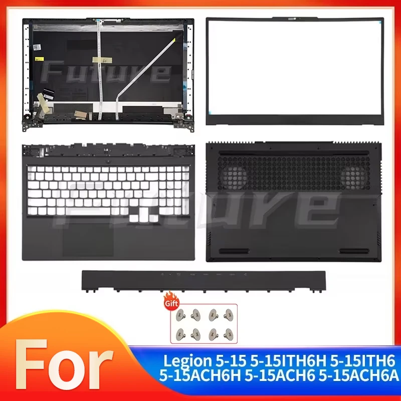 

Новинка для ноутбука Lenovo Legion 5-15 5-15ITH6H 15ITH6 15ACH6H 15ACH6 15ACH6A 2021H, задняя крышка, Безель, Упор для рук, Нижняя крышка Hingecover