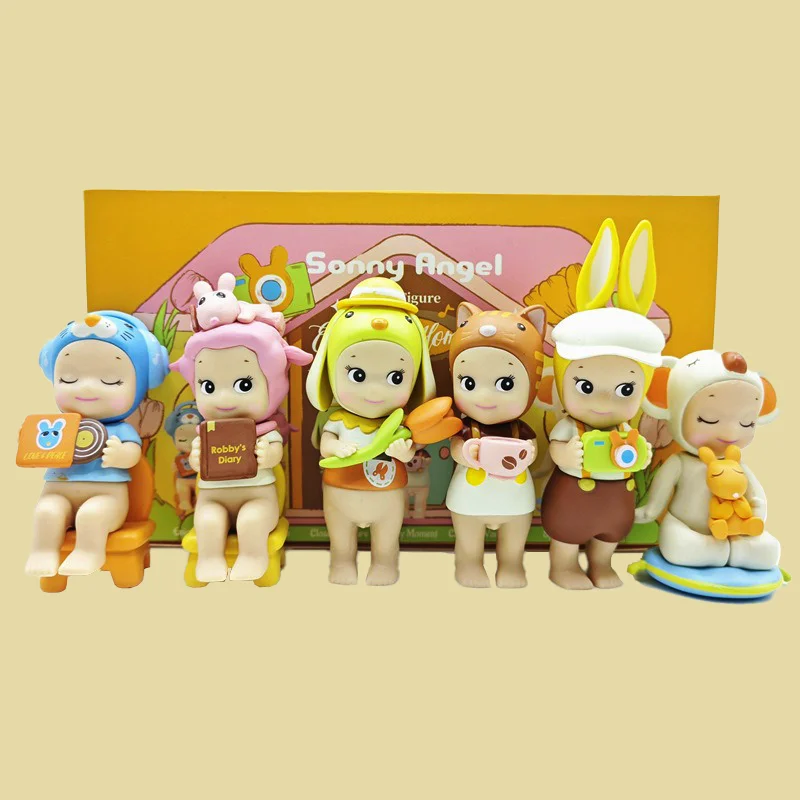 Sonny Angel Mini figure Enjoy The Moment Series Mystery box Surprise Blind Box Tide Play Toy Doll Lucky Mascot Hand-Made Gifts