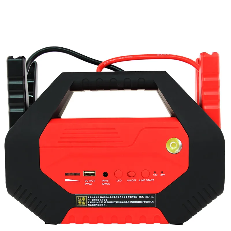 12/24V 500/1000A Peak Current 32000mAh Power Bank Jump Starter Mini Portable Jump Starters for Trucks