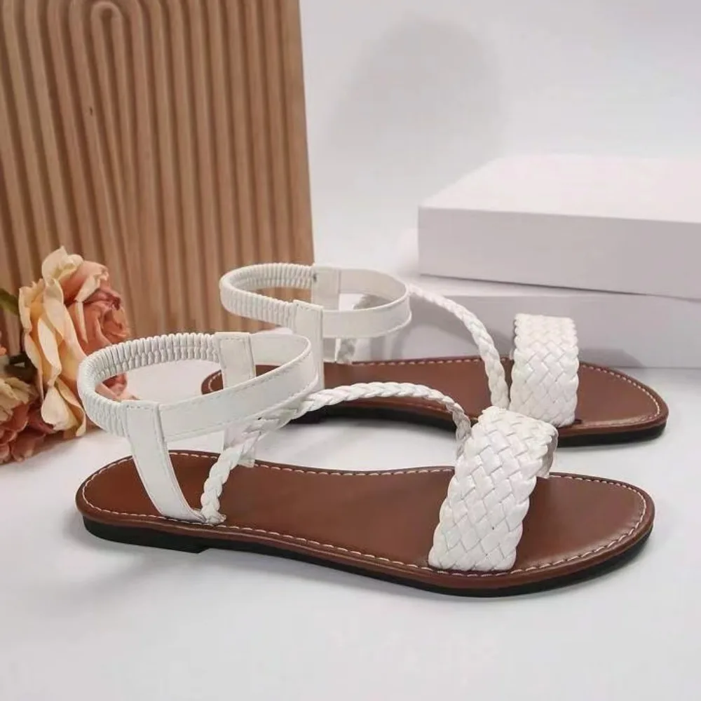 2024 New Summer Sandals Travel Women Shoes New Sandal Sole Durable Sandal Ladies Outdoor Beach Slippers Platform Sandals