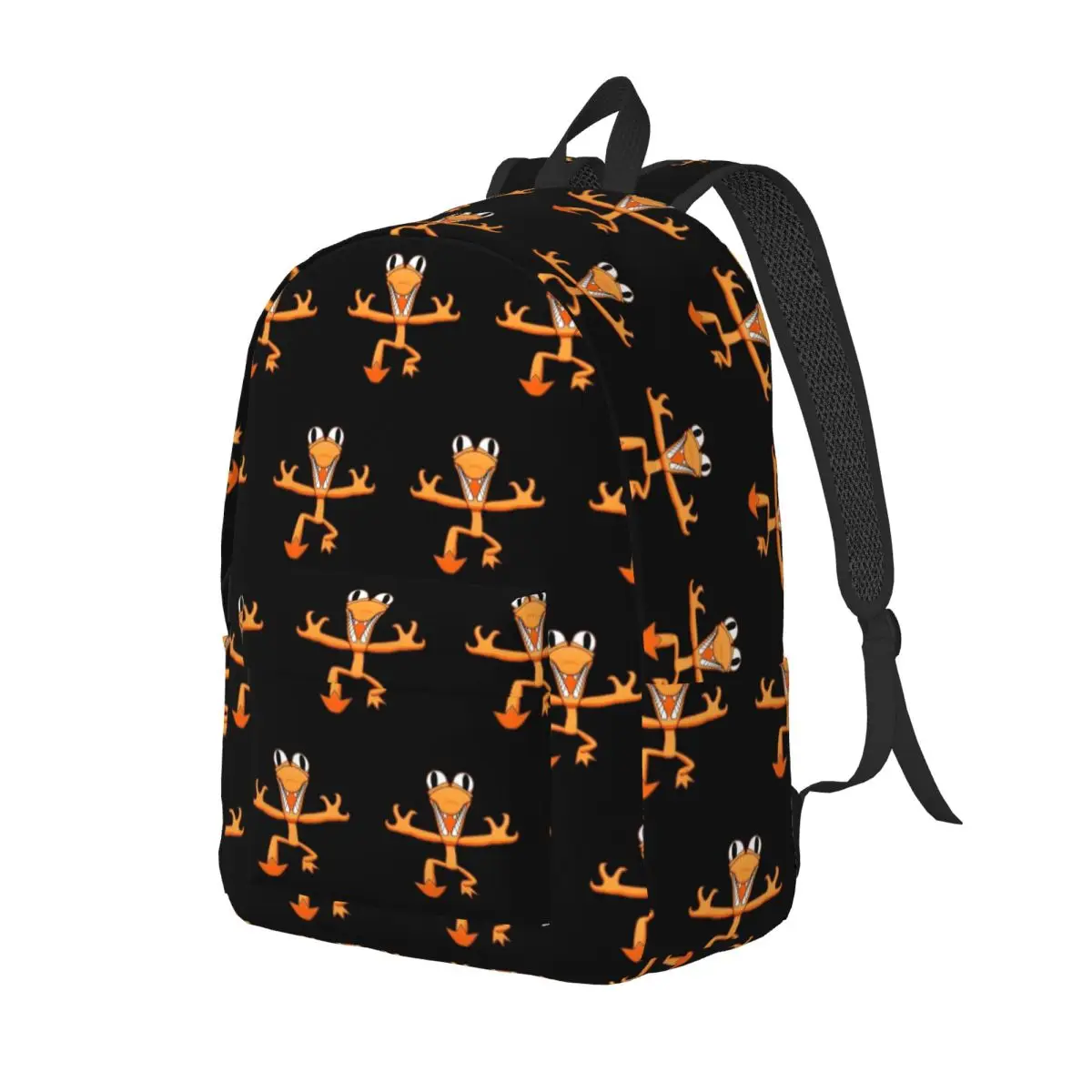 Orange Rainbow Friend Backpack Daypack Large Capacity Kids BookBag School Bag Shoulder Bags for Boys Girls
