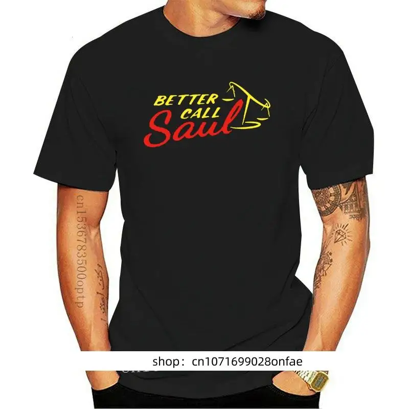 

New Better Call Saul Logo Mens Black T-Shirt Size S M L XL 2XL 3XL