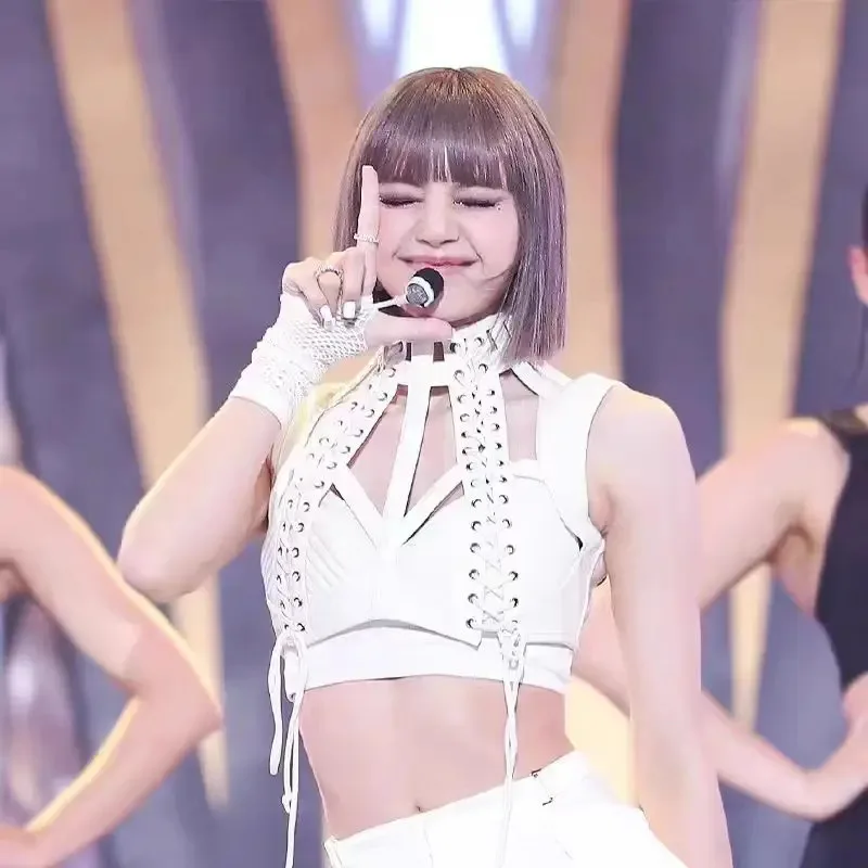 مجموعة الفتيات الكورية الهيب هوب السراويل البيضاء وتتسابق Kpop المعبود الجاز جوجو راقصة الشارع ارتداء الرقص الزي المرحلة زي om[8