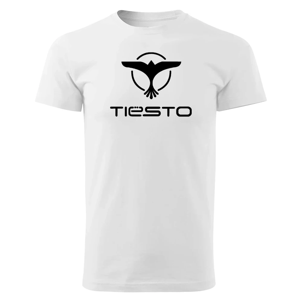 2026 New Parent‑Child Matching Oversized T‑Shirt Unisex Minimal Circle Flying Bird Graphic Front Print Streetwear Tops