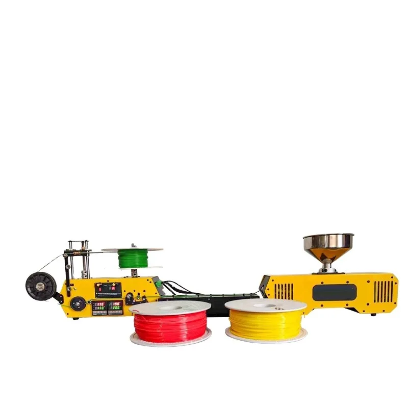 Mini Plastic Small 3D Filament Extruder Extruder Single Screw Extruder with Winding Machine Set
