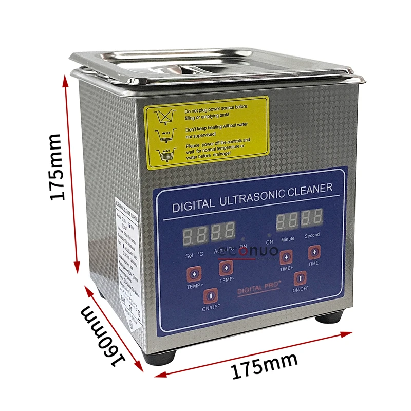 Good Quality Cleaning Printer Part Digital Heating Ultrasonic Cleaning Machine 1.3L for Printhead