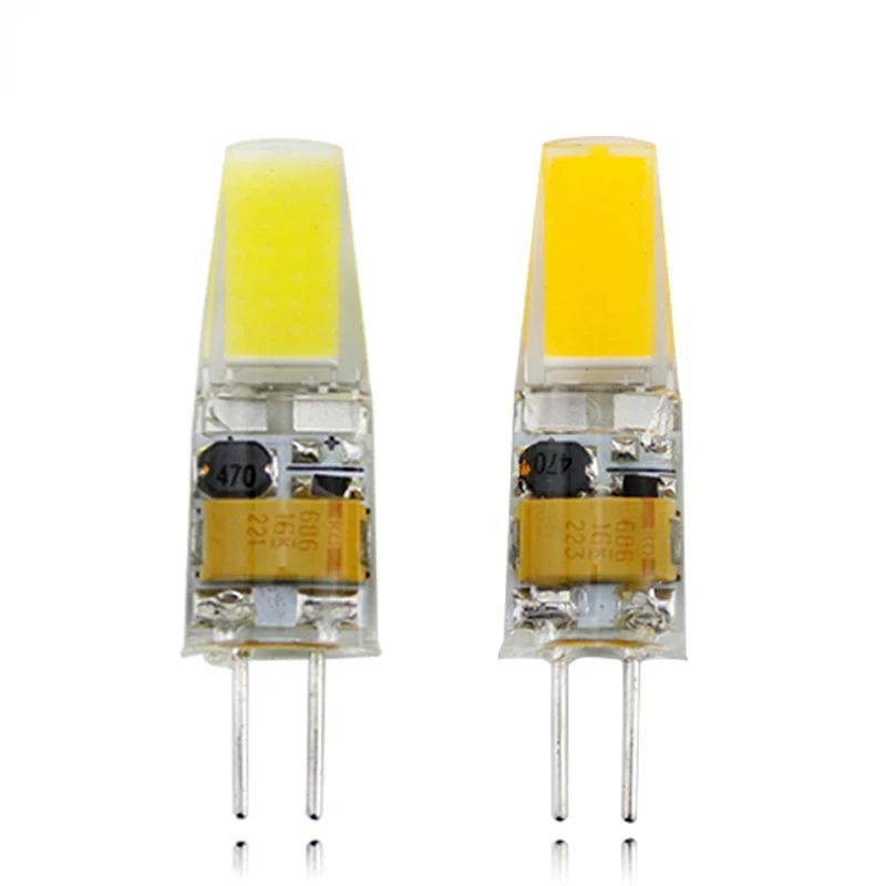 YNL 5pcs G4 LED Lamp AC DC 12V Mini Lampada LED Bulb 1505 COB Chip Light 360 Beam Angle Lights Replace 30W Halogen G4 Spotlight