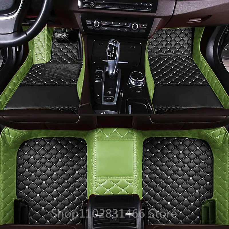 LHD for Dongfeng Peugeot 508 2018 2017 2016 2015 2014 2013 Car Floor Mats Interior Styling Waterproof Anti Dirty Leather Rugs