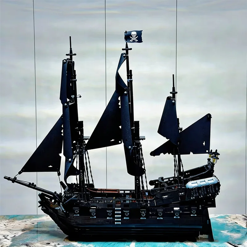 

2026 New Pirates of The Caribbean Ship 10365 Building Blocks Boat Model Assemble Bricks Toy Kid Adult Birthday Xmas Gift