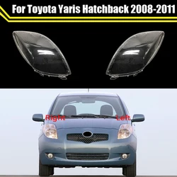 Car Front Headlight Cover Glass Lens Caps Shell Auto Headlamp Housing Lampshade For Toyota Yaris Hatchback 2008 2009 2010 2011