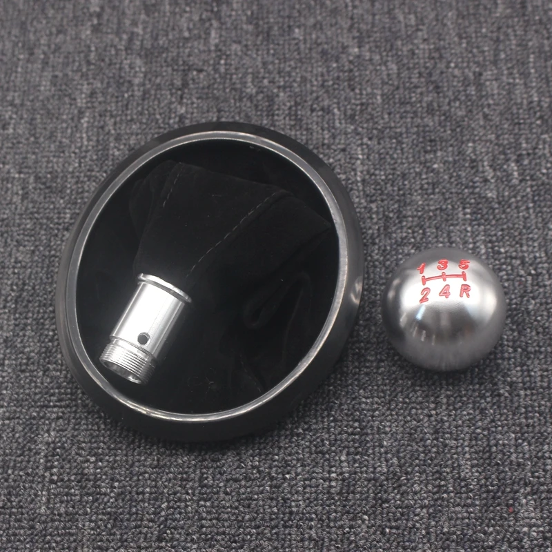 for Cover Collar For Suzuki Swift 2005-2010 SX4 2007-2013 ALTO 2010 2011 2012 2013 2014 2015 Gear Shift Knob Aluminum alloy + pl