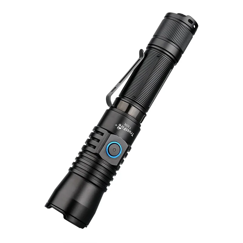 YYHCTrustFire T30R 460lm 1100m Range Type-C Rechargeable LFP Tactical Flashlight Self Defense Tools Torch