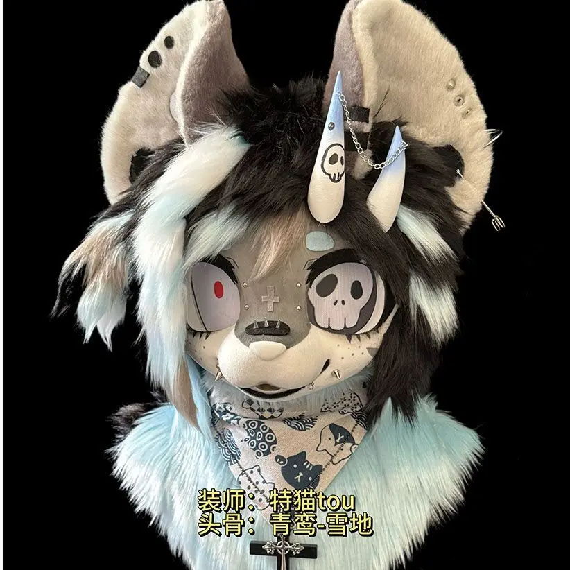 

Kemono Base Mask Rat Animal Clothing Short snout Head Orthopedics Cute kemono Entry Furui Animation Accessories COS Props