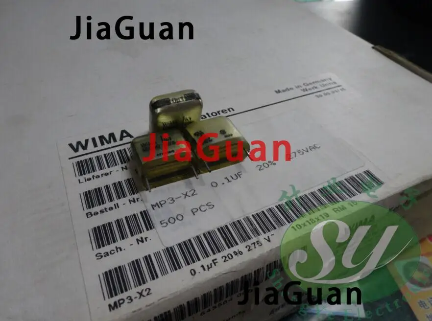 10PCS Baru WIMA MP3-X2 0.1UF/275VAC RM15 100NF U1 PCM15 104/275VAC Audio Asli Mp3-x2 Seri 0.1UF275V 104 P15MM