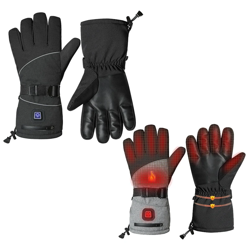 

Electric Heated Gloves With 3 Levels 5000Mah Rechargeable Battery Powered Gloves Winter Outdoors Skiing Gloves