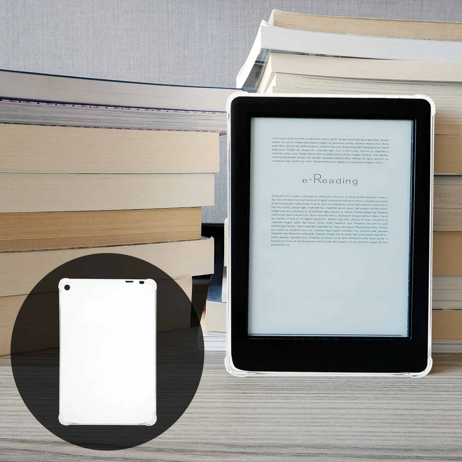 

Anti-Drop Case For E-Reader Transparent Tpu Protective Cover Scratch-Resistant Ebook Protector Compatible With 2021Hd10.1