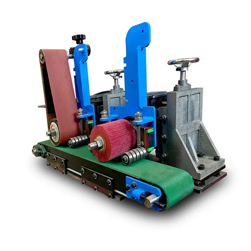 

Desktop Multi-functional Small Flat Polishing Machine Metal Plate Deburring Derusting Grinding Machine with CE