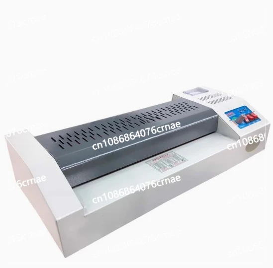 

Adjustable Temperature Metal Laminator Hot and Cold A3 Photo A4 Laminating Machine for Office/Home 4 Rollers 320mm