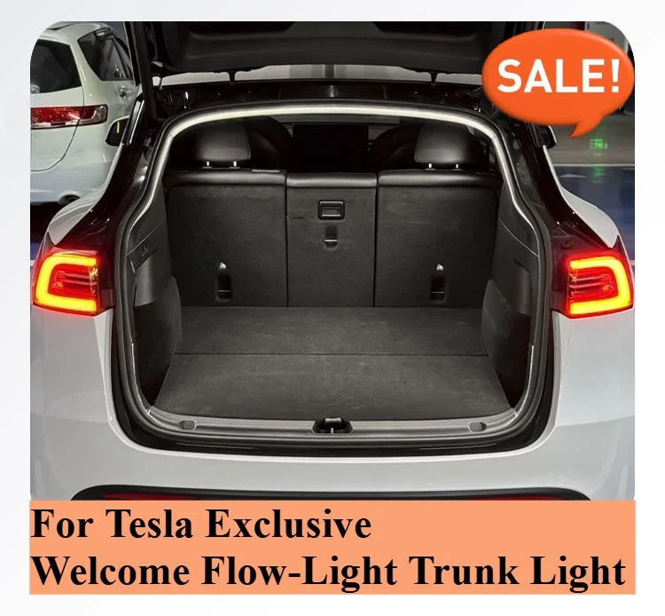 

Добро пожаловать, стример, фонарь багажника, окружающее освещение автомобиля, декоративные лампы для Tesla Model Y Performance Juniper Model 3 Highland X S