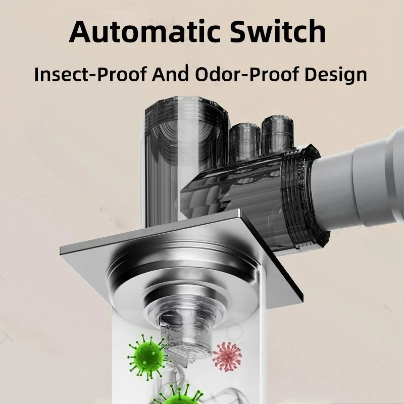 

Multifunctional Drainage Water Pipe Joint Anti Odor Sink Drain Pipe Adapter Sealing Ring Neat Kitchen Basin Sewer Branch