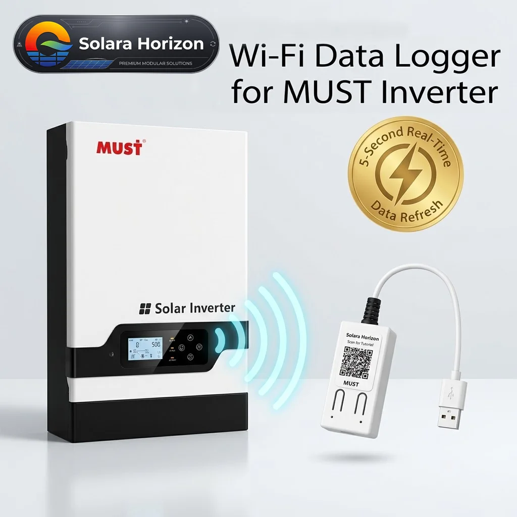 Wi-Fi Data Logger for MUST Solar Inverter(Ethernet port)