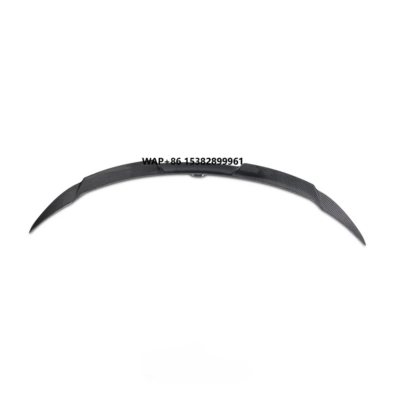 

Paktechz Dry Carbon Fiber Parts Trunk Spoiler Rear Wing for Model Y