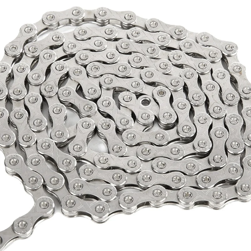 Bike Chain 10 Speed Bicycle Chain 1/2 X 11/128 Inch 116 Links With 3 Links And Bike Link Plier