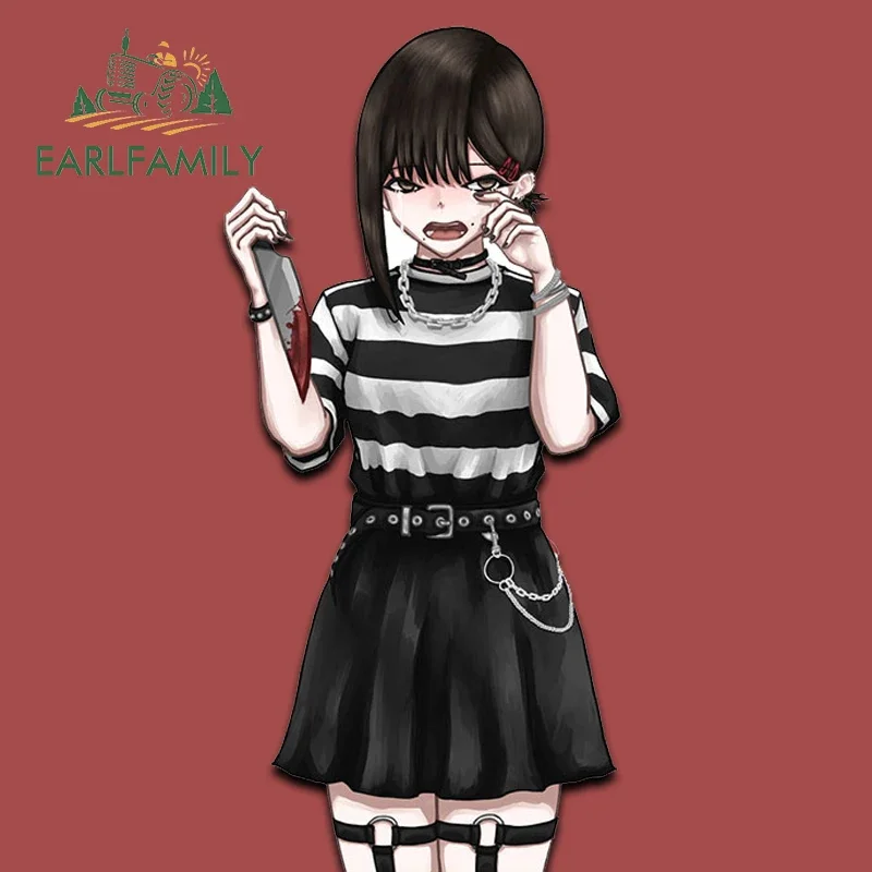 

EARLFAMILY 13см x 6.1см наклейка на автомобиль с изображением Хигашиямы Кобени, аниме-дизайн, забавная наклейка на шлем, индивидуальные аксессуары для авто и караванов