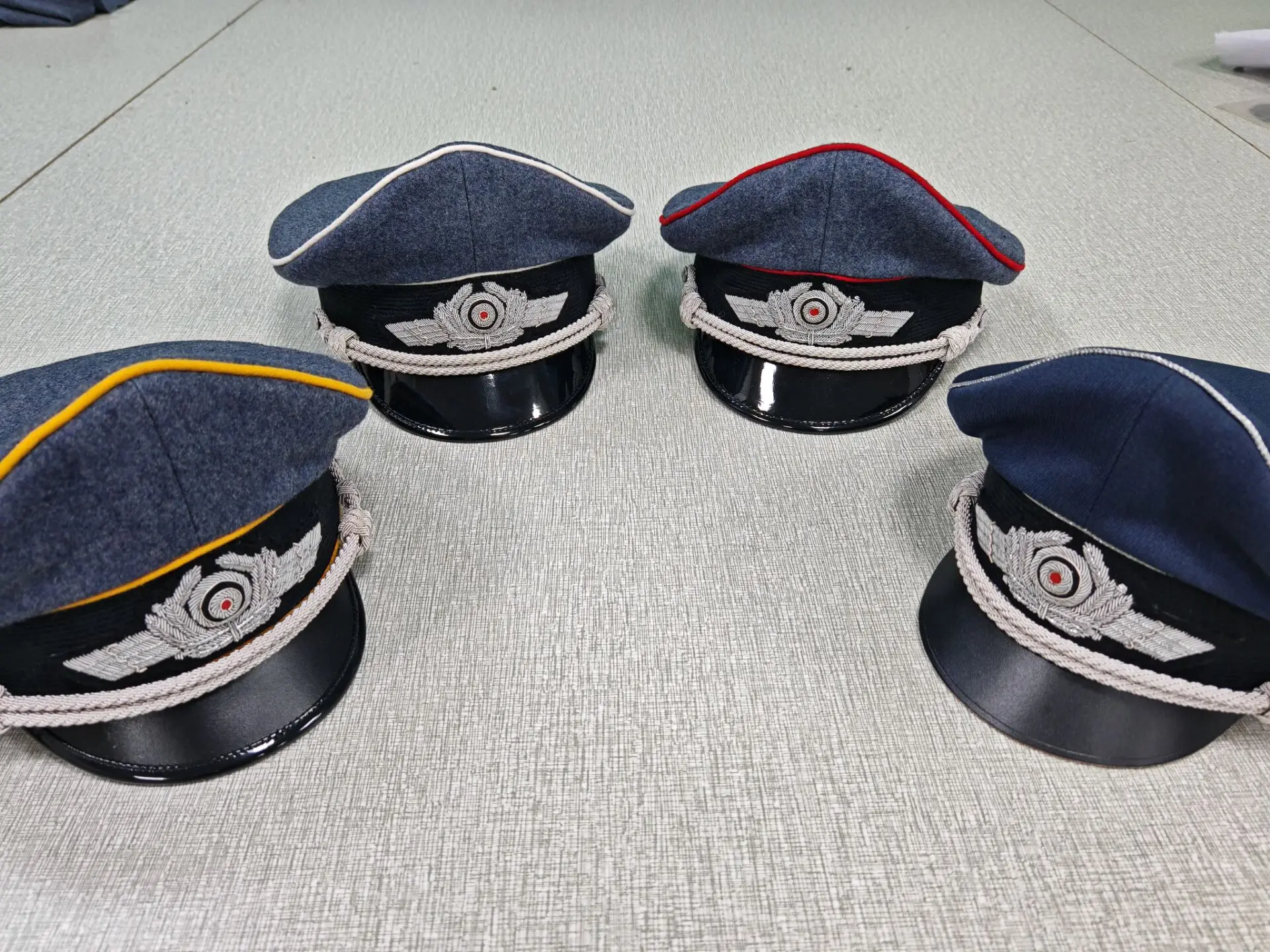 قبعة WW2 E.M.D الألمانية من الصوف LW ذات حواف كبيرة #1