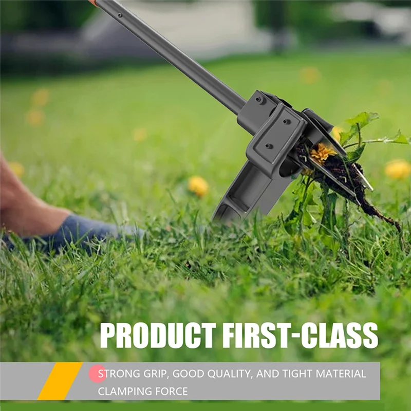 

A21Q -40 Inch Stand-Up Weed Puller With Long Handle, Root Remover For Garden & Lawn Care, Easily Remove Weeds Without Bending
