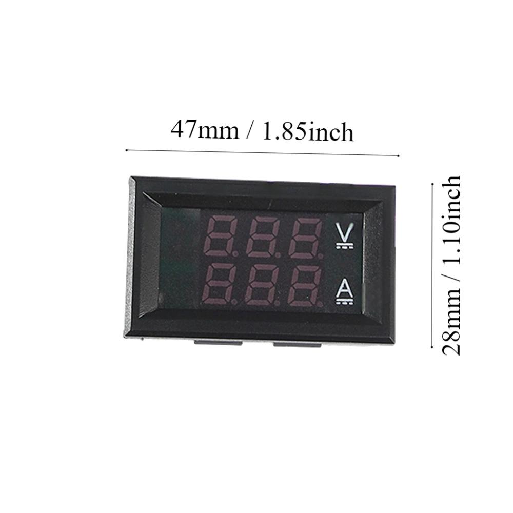 DSN-VC288 Module DC 0-100V 10A 100A LED Digital Voltmeter Ammeter Dual Display Voltage Detector Current Meter